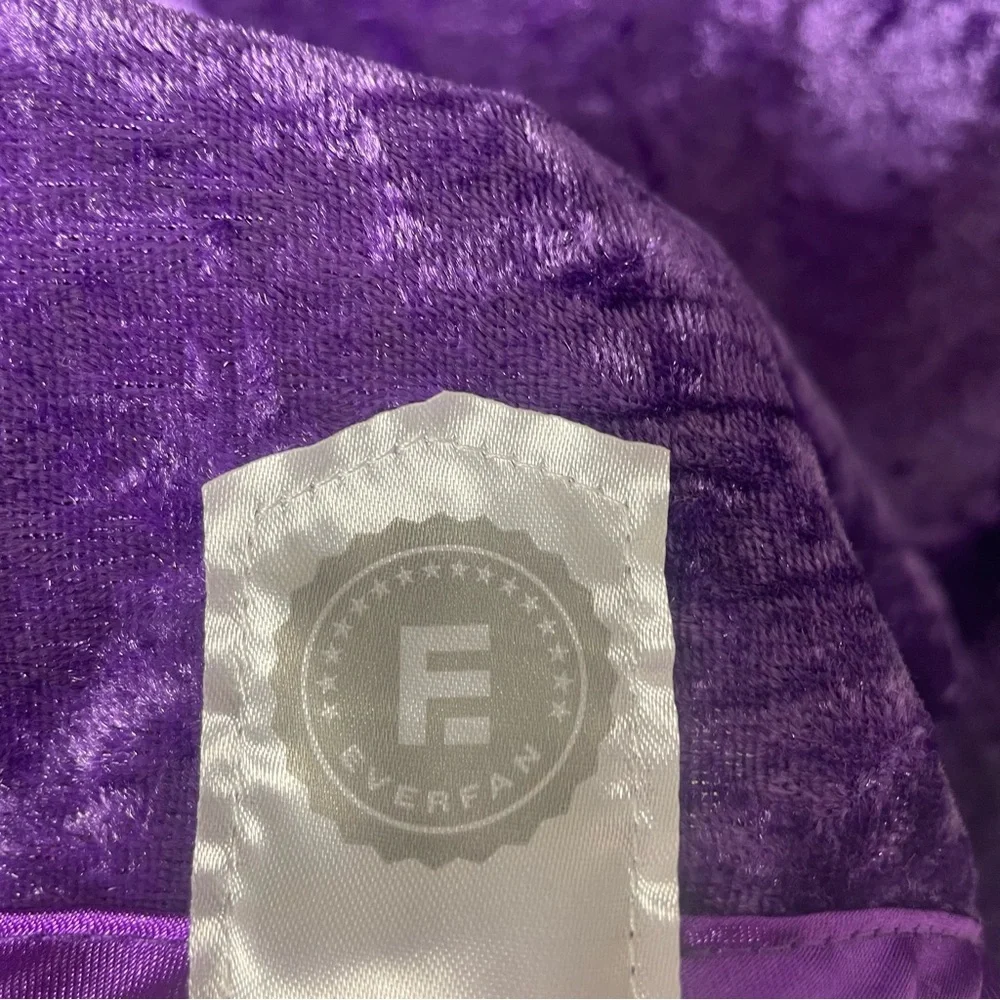 Purple‎ Velvet Hooded Kids Cape